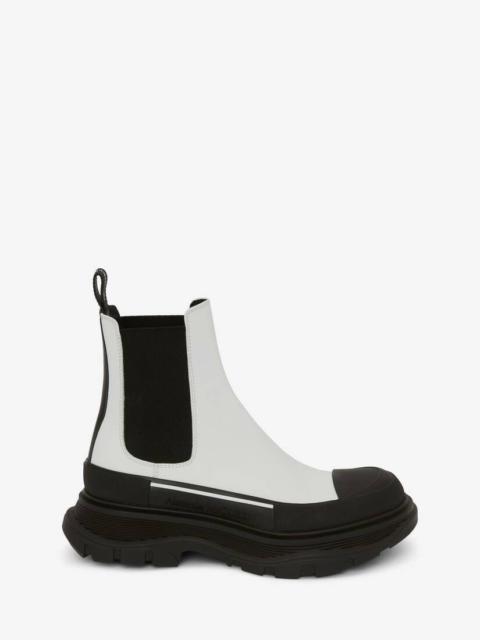 Alexander McQueen Tread Slick Boot in White/black
