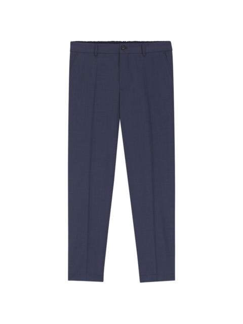 BOSS elasticated-waistband trousers