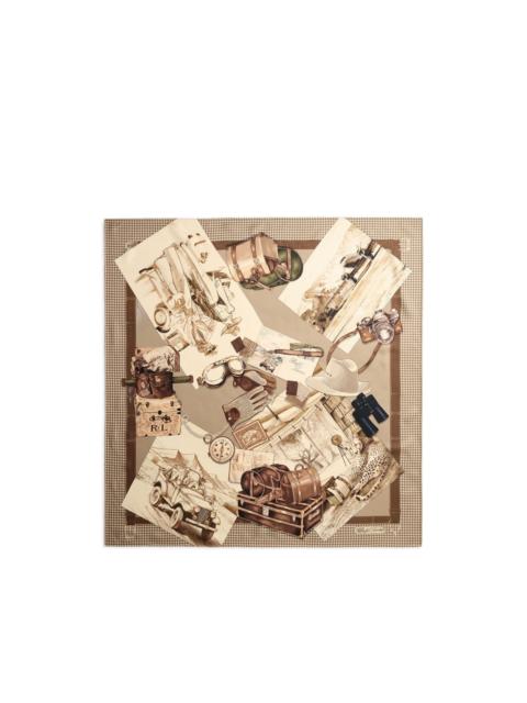Ralph Lauren printed silk bandana