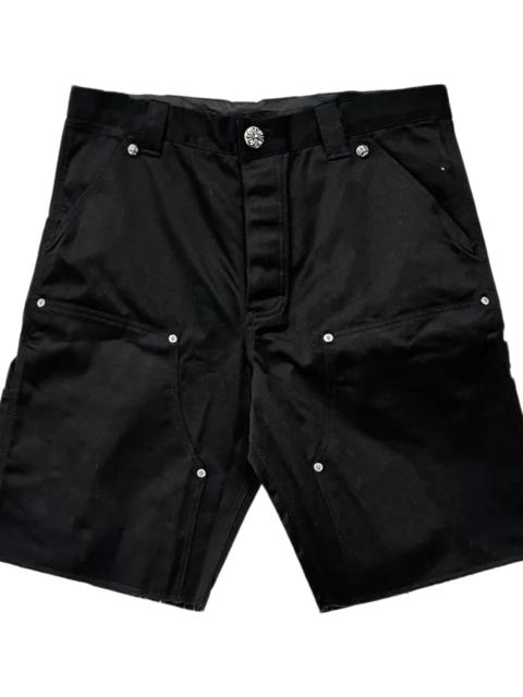 Chrome Hearts Double Knee Carpenter Shorts "Black" CHRM1768