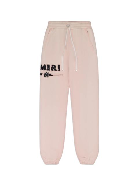 AMIRI MA Bar Logo Sweatpants "Pink" SS23MJL011 379 SILV