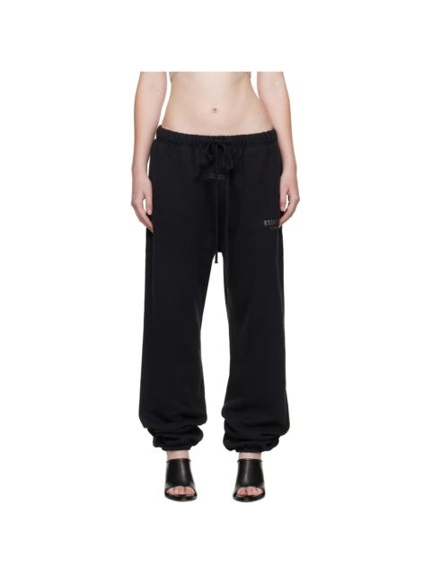ESSENTIALS Black Classic Lounge Pants