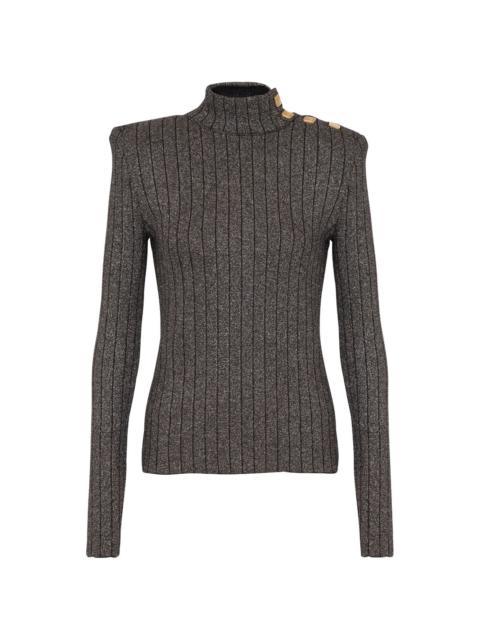 Balmain long-sleeve knitted jumper