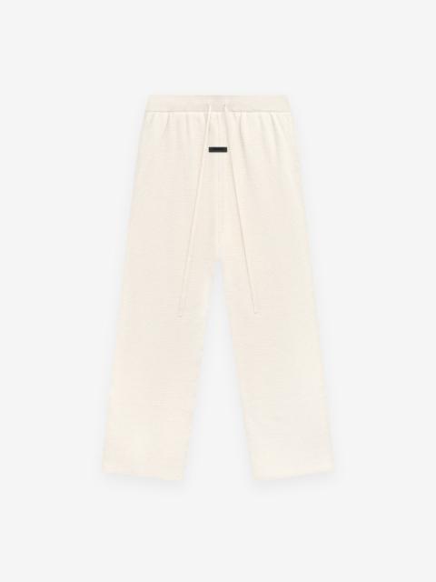 ESSENTIALS Womens Waffle Relaxed Pant