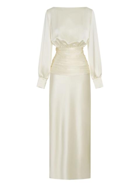 NICHOLAS Samina open-back gathered dress