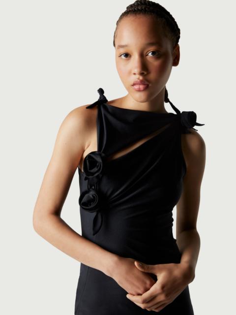 COPERNI Asymmetric Flower Gown