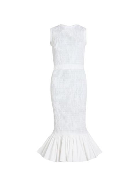 PATOU smocked midi dress