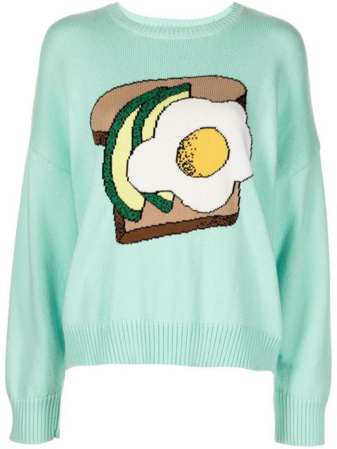 Monse Avocado Toast merino-knit jumper