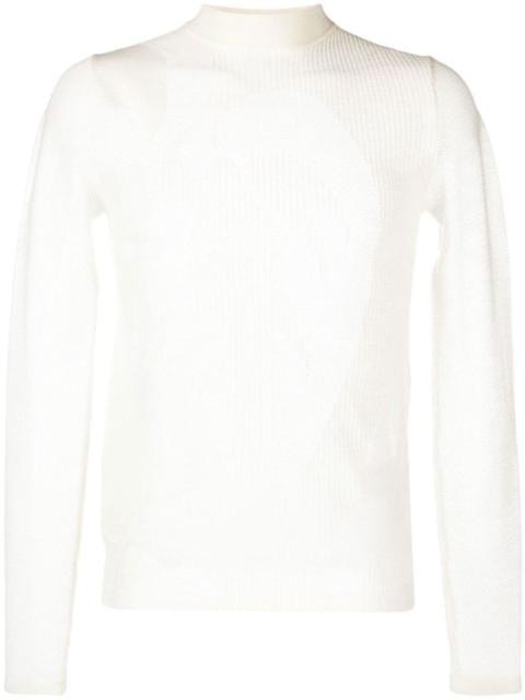 FENG CHEN WANG Phoenix mesh-panelled jumper