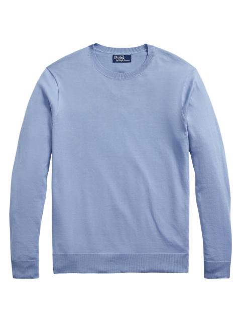 Polo Ralph Lauren Men's Cotton Crewneck Sweater - Chambray Blue