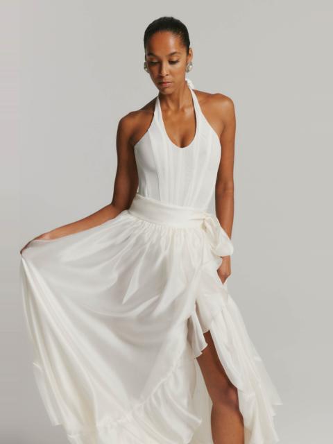 BARDOT Mirella Wrap Maxi Skirt In Ivory