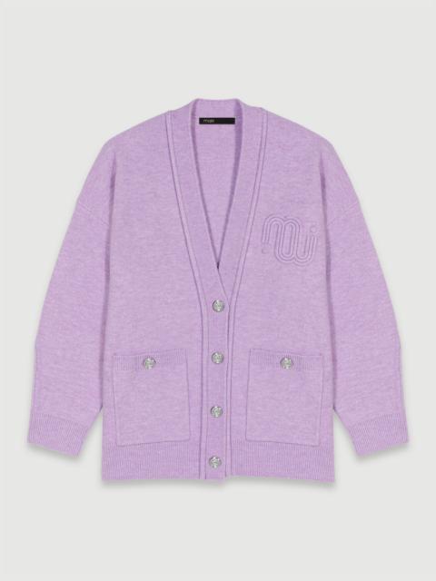 maje Longline cardigan