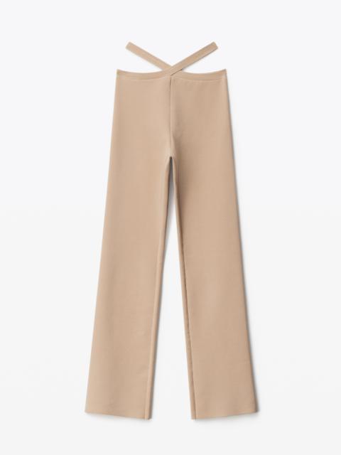 Alexander Wang CRISSCROSS LOGO LEGGING IN VISCOSE KNIT