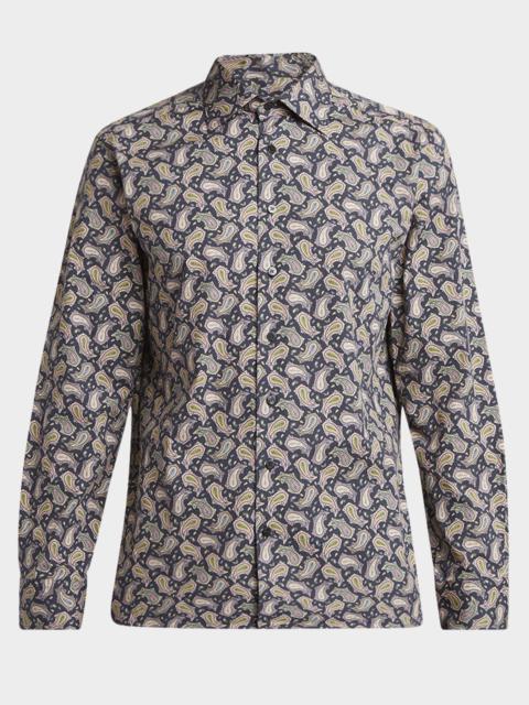 Etro Men's Paisley Stretch Sport Shirt