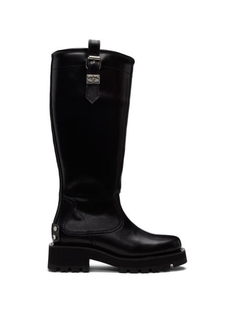 GANNI Black High Tall Boots