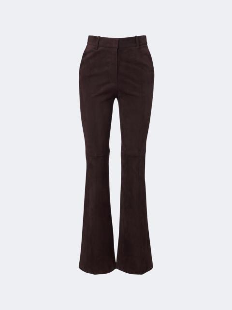 JOSEPH Tafira suede flared pants