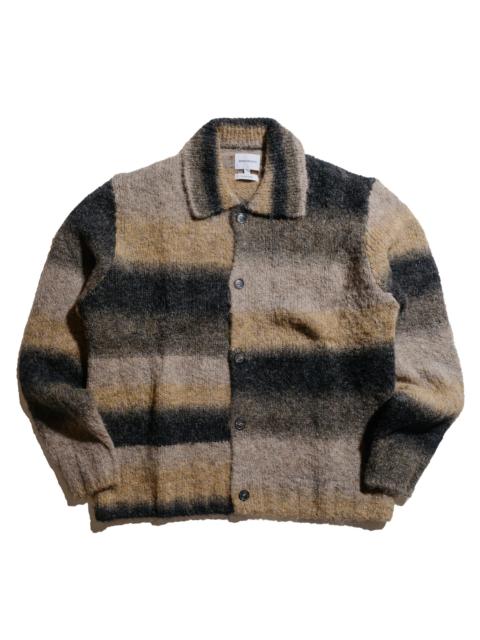 NORSE PROJECTS Erik Gradient Alpaca Wool Jacket Utility Khaki