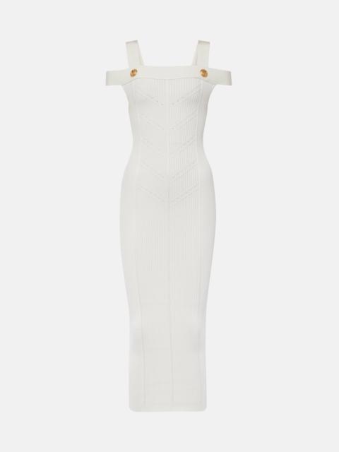 Balmain knitted midi dress