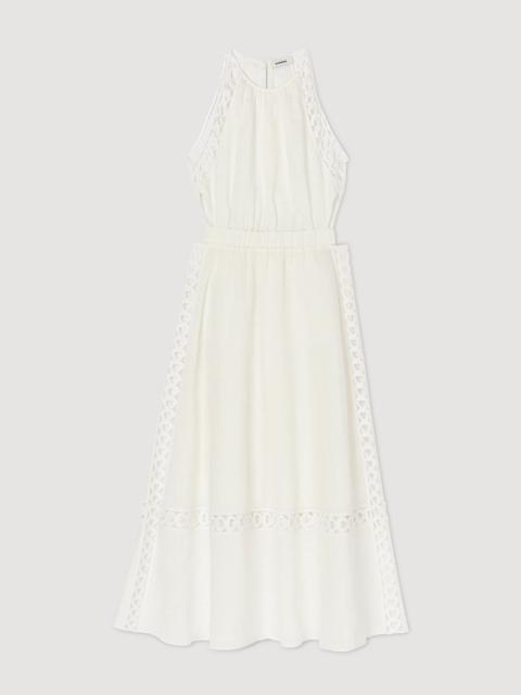 Sandro LINEN MAXI DRESS
