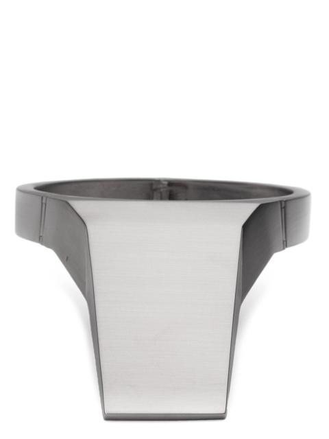 Rick Owens Silver Plain Trunk Necklace