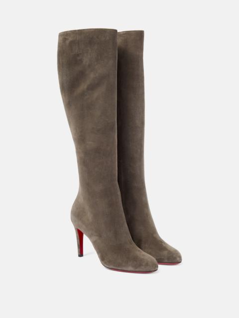 Christian Louboutin Pumppie Botta suede knee-high boots