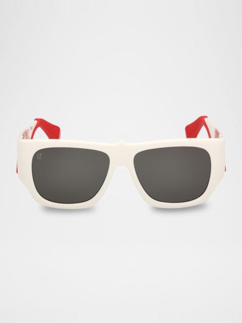 Christian Louboutin Men's LB0016M Acetate Square Sunglasses