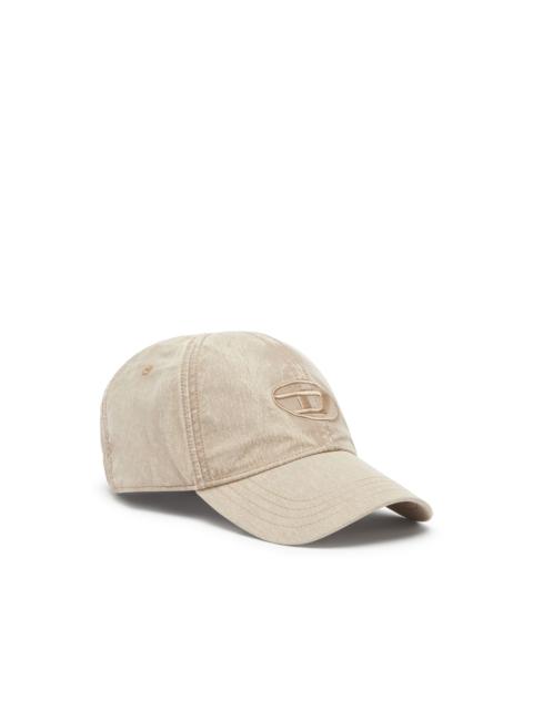 Diesel BASEBALL CAP WITH EMBROIDERED OVAL D