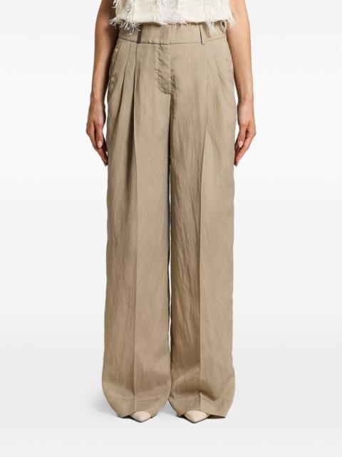 PESERICO pleated trousers