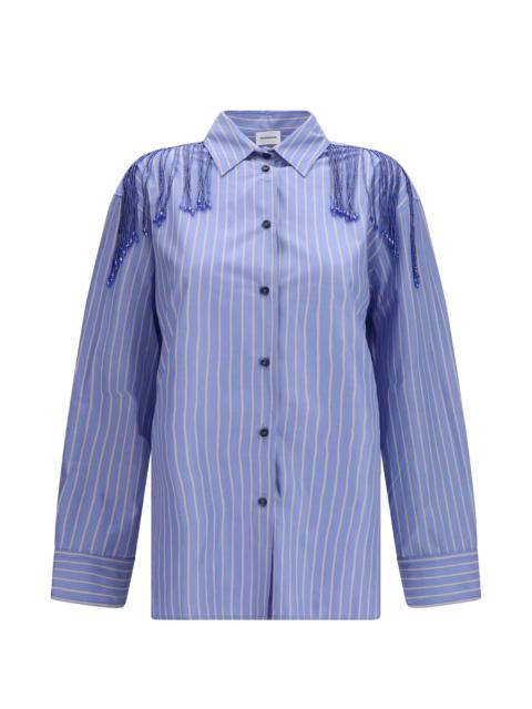THE ANDAMANE The Andamane Miley Beaded-fringed Shirt