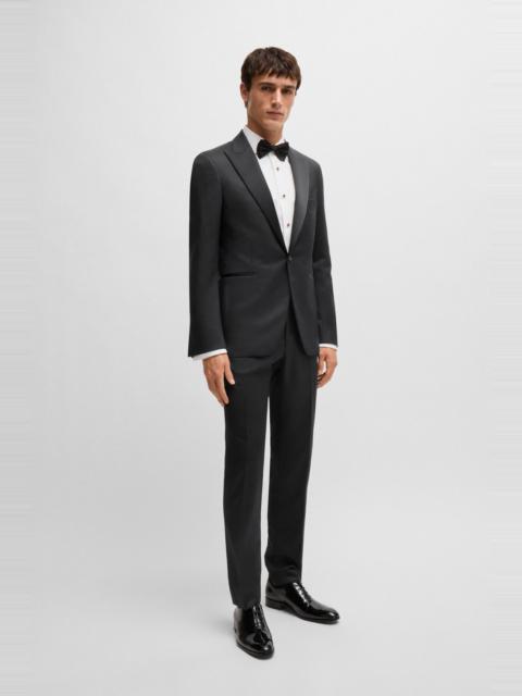 BOSS SLIM-FIT TUXEDO SUIT IN WOOL AND SILK