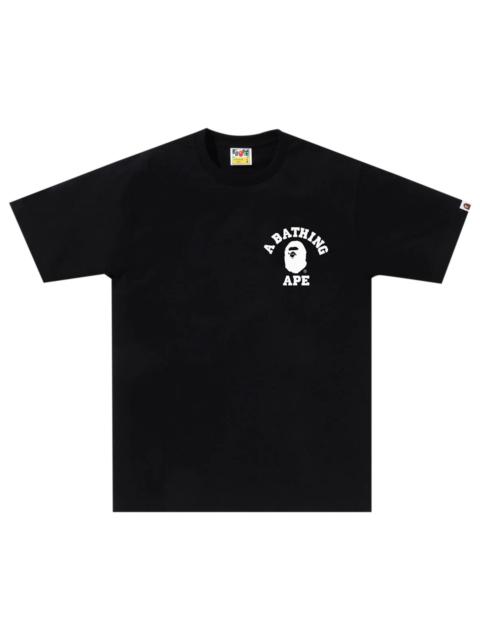 BAPE ABC Camo Crazy College ATS Tee 'Black'