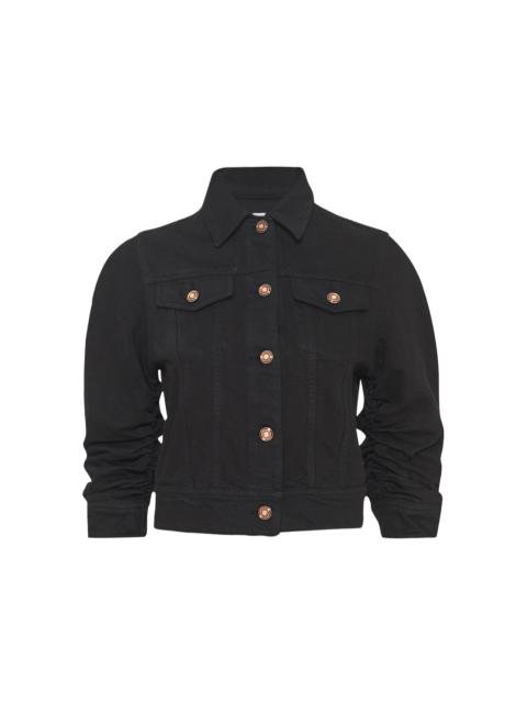 GABRIELA HEARST Adira Jacket in Black Recycled Cotton Denim