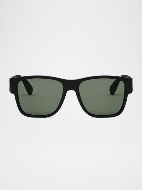BVLGARI Aluminum Geometric Sunglasses
