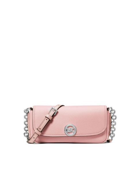 MICHAEL KORS pebbled-leather chain-link shoulder bag