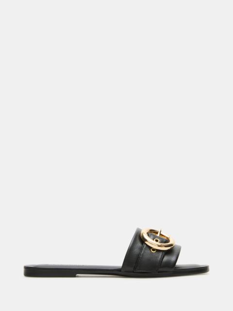 STEVE MADDEN REEF BLACK LEATHER