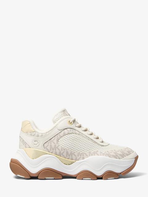 MICHAEL KORS Atlas Signature Logo and Mesh Trainer