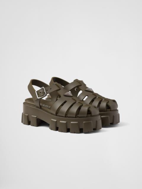 Foam rubber sandals