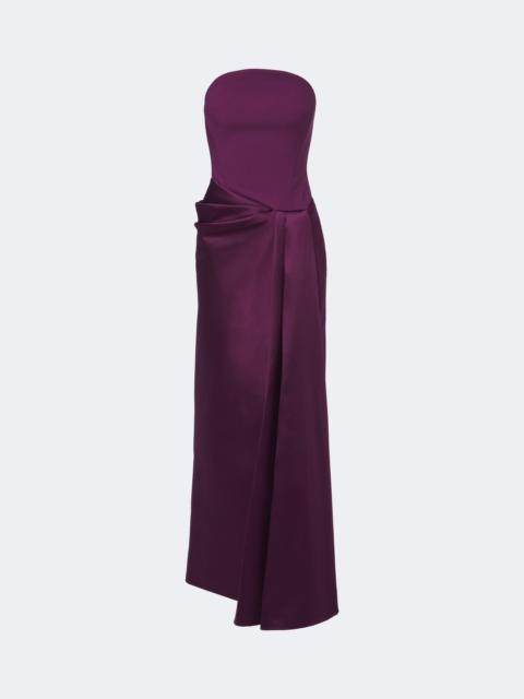 SOLACE LONDON Seri crêpe corset gown