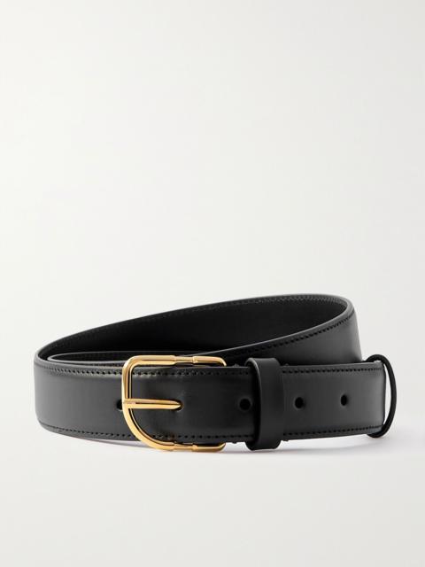 The Row Caspian leather belt Black