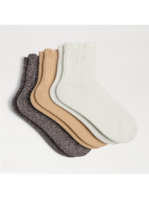 Sam Edelman 3 Pack Waffle Knit Boot Sock