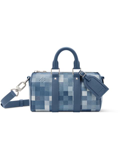 Louis Vuitton Louis Vuitton Keepall Bandouliere 25 Indigo Blue
