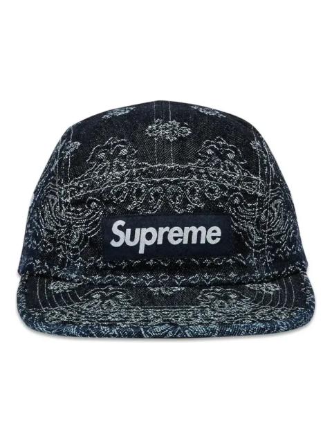 Supreme Supreme Bandana Jacquard Denim Camp Cap 'Indigo' SS25H86-INDIGO