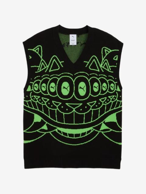 PUMA x RIPNDIP graphic-print V-neck vest