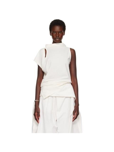 ISSEY MIYAKE Off-White Tubular-T Top