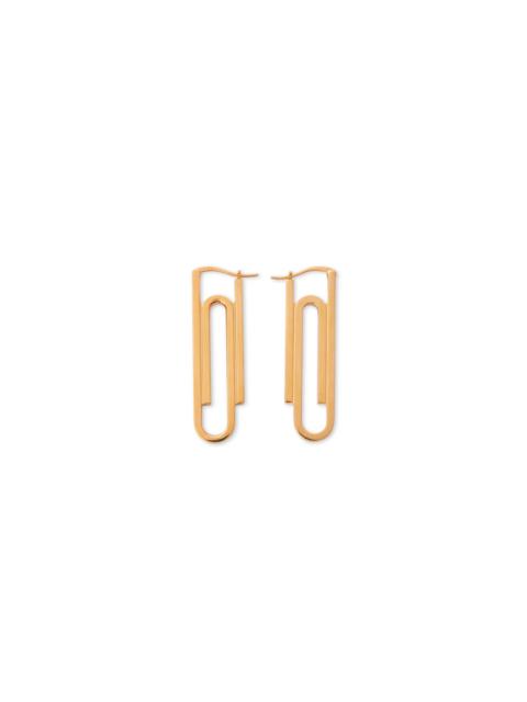 Off-White Paperclip Earrings