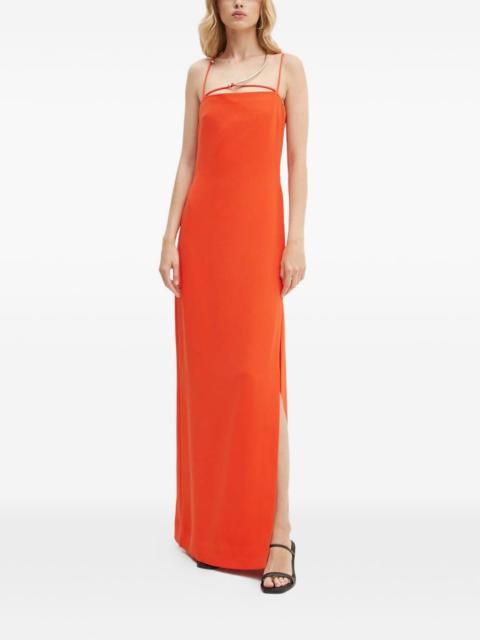 STINE GOYA Sofie strap cut-out maxi dress