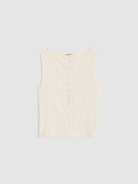 Madewell Ribbed Crewneck Shell Top