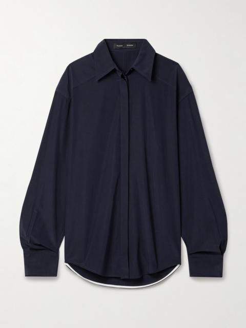 Proenza Schouler Demi Crepe De Chine Shirt