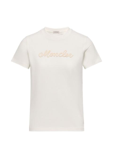 Moncler logo-embroidered T-shirt