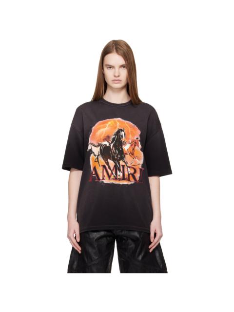 AMIRI Black Plains Oversized T-shirt